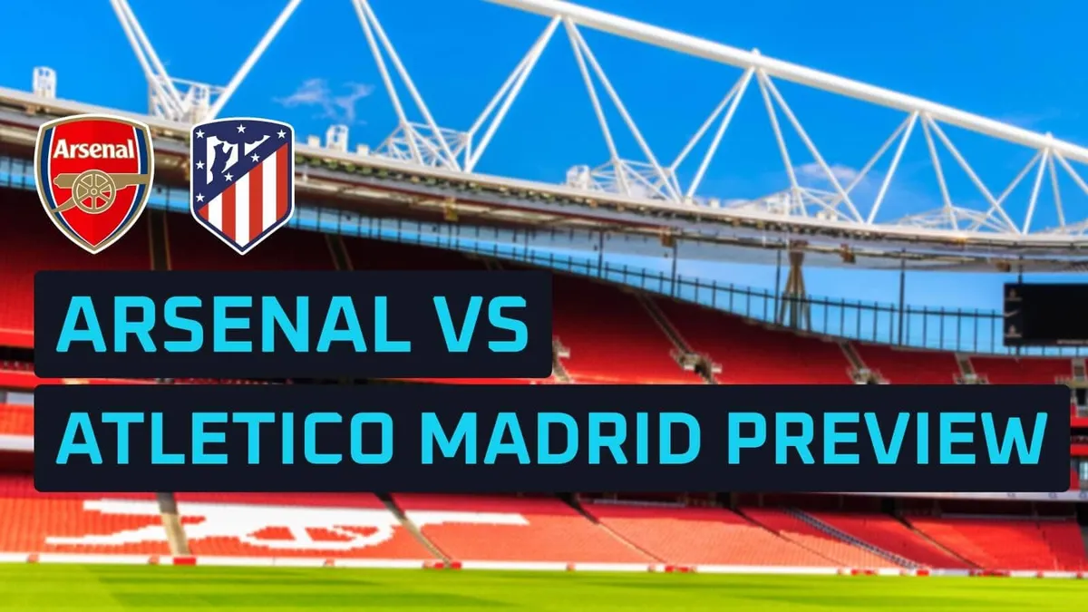 arsenal vs atlético madrid — GB news