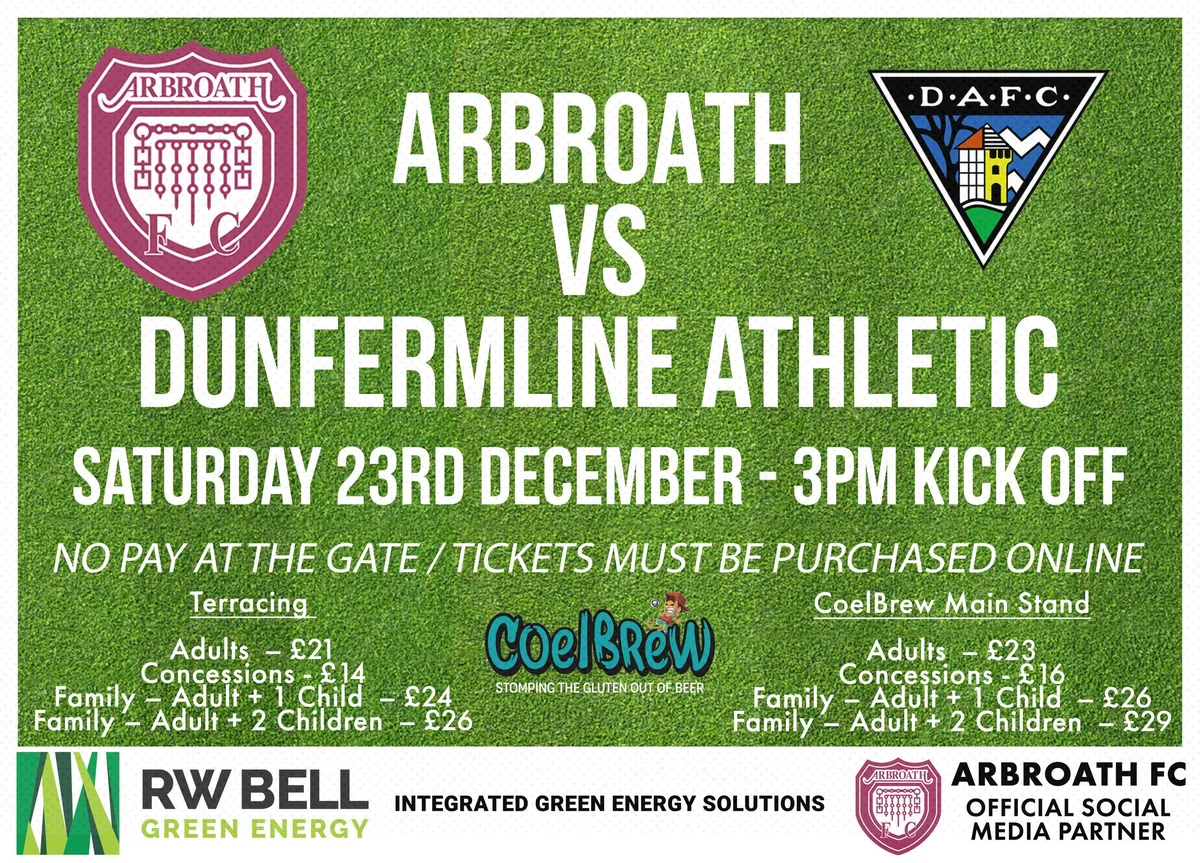 dunfermline athletic vs arbroath f.c. standings — GB news