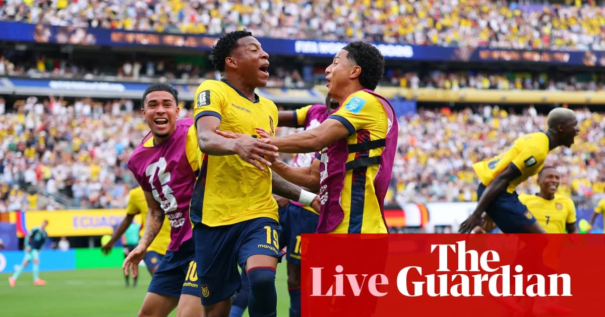 World Cup 2026: Ecuador 2-1 Germany - South American side stun four-time winners to reach knockout stages