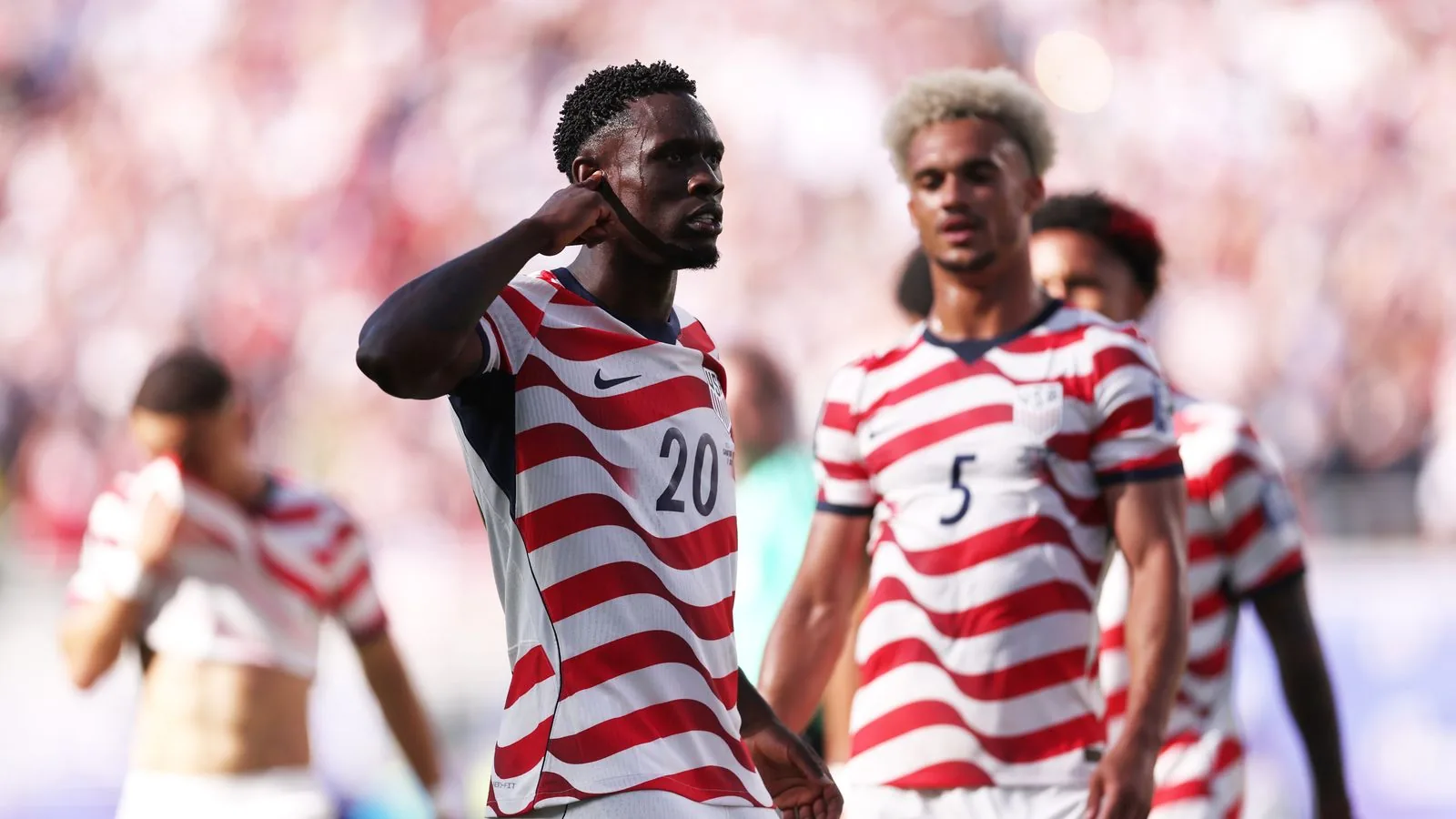 USA march on but will Balogun red card prove costly?