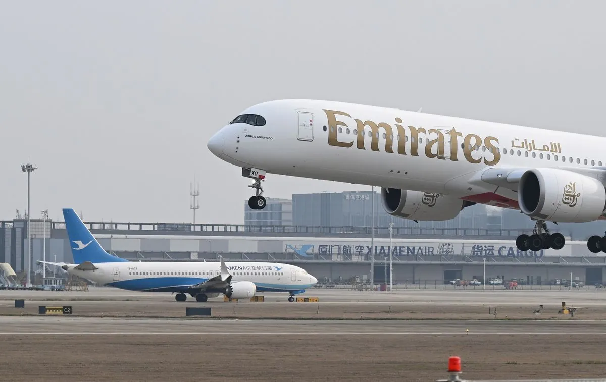 Emirates flight