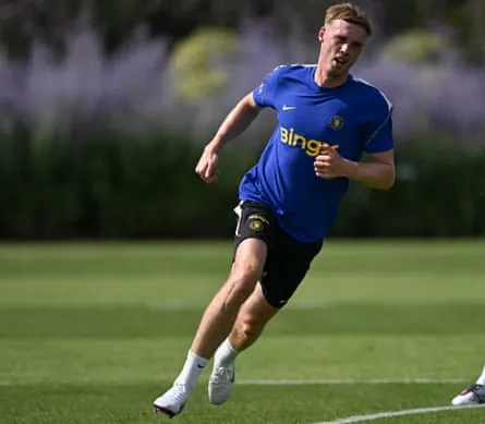 Cole Palmer during a training session at Chelsea’s training ground
